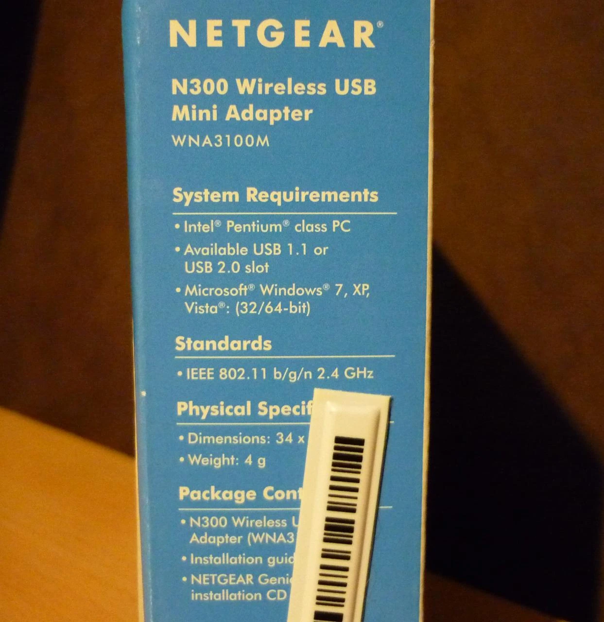 Adaptador de rede WiFi sem fio N300 USB Mini sem fio Netgear – photo 3